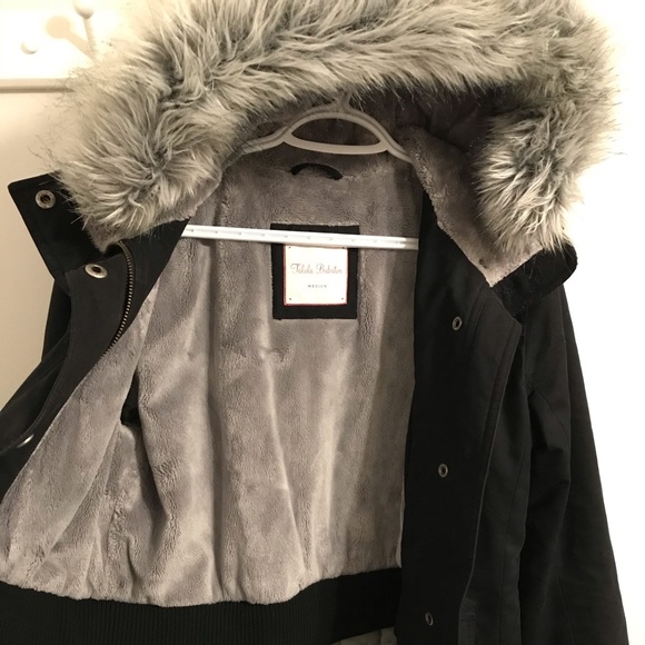 Talula Babaton (Aritzia) Jacket with faux fur - Picture 2 of 9